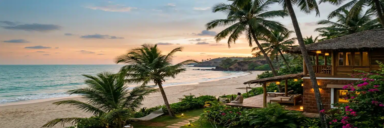 Private beach stay in Goa